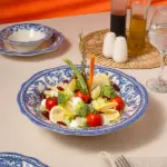 Fecra Majestic Blue Bowl Kase 25 Cm resmi