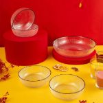 Fecra Loren 5'li Çerez Sunum Seti  Siyah resmi