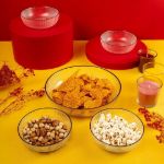 Fecra Loren 5'li Çerez Sunum Seti  Siyah resmi