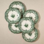 Fecra Majestic Green 6 Parça  Servis Tabağı Seti resmi