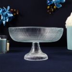 Fecra Loren Ayaklı Kase Natürel resmi