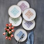 Fecra Miras 6 Parça Pasta Tabağı Seti resmi