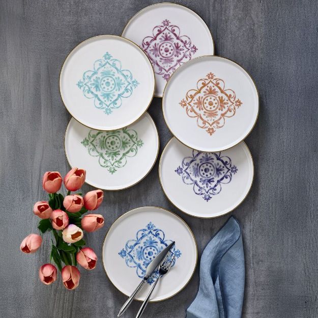 Fecra Miras 6 Parça Pasta Tabağı Seti resmi