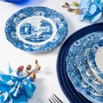 Fecra Vintage Blue 24 Parça Yemek Takımı resmi