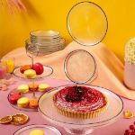 Fecra Loren 14 Parça Servis ve Sunum Seti Siyah Fileli resmi