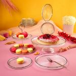 Fecra Loren 14 Parça Servis ve Sunum Seti Siyah Fileli resmi