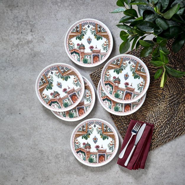 Fecra Nakkaş 6 Parça Pasta Tabağı Seti resmi