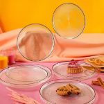 Fecra Loren 6 Parça Servis Seti 21 cm Siyah Fileli resmi