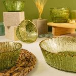 Fecra Fladen 7 Parça Kase Seti Yeşil Gold Fileli resmi