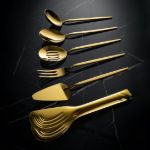 Fecra Luxe Gold 6 Parça Servis Set resmi