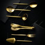 Fecra Luxe Gold 6 Parça Servis Set resmi
