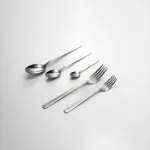 Fecra Royal 60 Parça Sade Çatal Kaşık Bıçak Takımı resmi