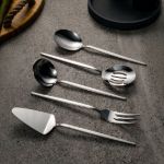 Fecra Pure 5 Parça Servis Seti Sade resmi