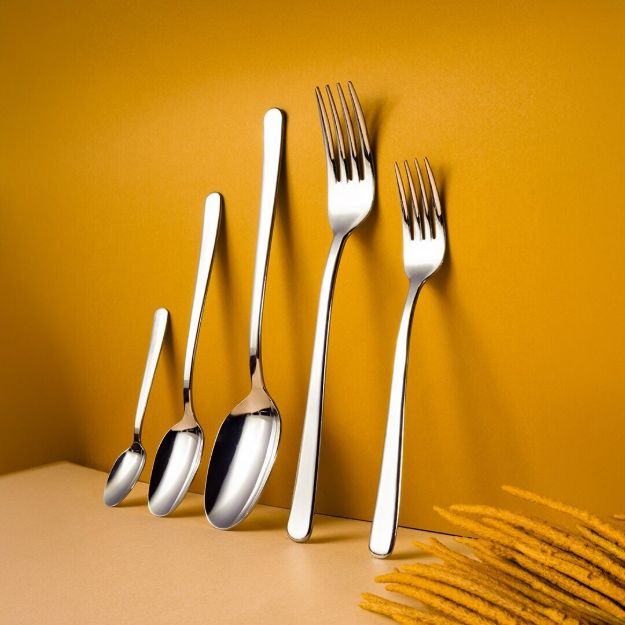 Fecra Royal 30 Parça Sade Çatal Kaşık Bıçak Takımı resmi